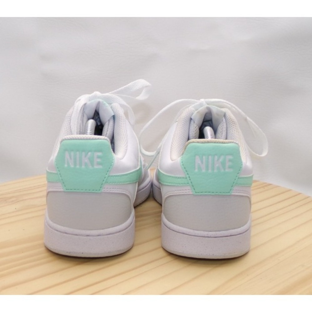 Nike Court Vision Low Shoes FZ4124-100 Mens White‎ Mint Green Sz 10 Sneakers - Picture 3 of 10